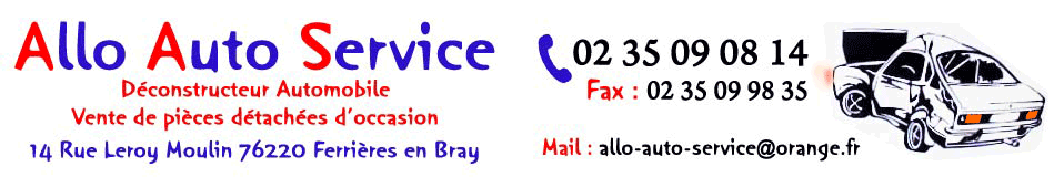 Allo Auto Service, Spécialiste pièces détachées toutes marques