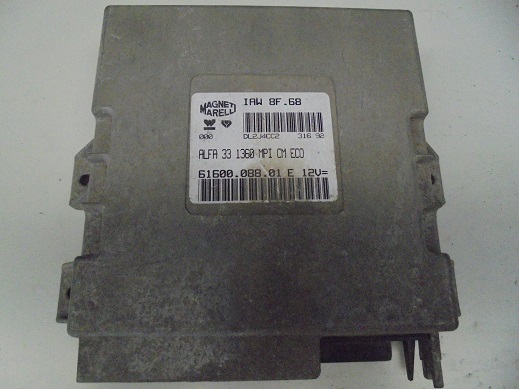 Calculateur 
ALFA-ROMEO 33 1.3 
An 1983 - 1994 

Magneti Marelli 
IAW 8F.68 
61600 088 01 E 