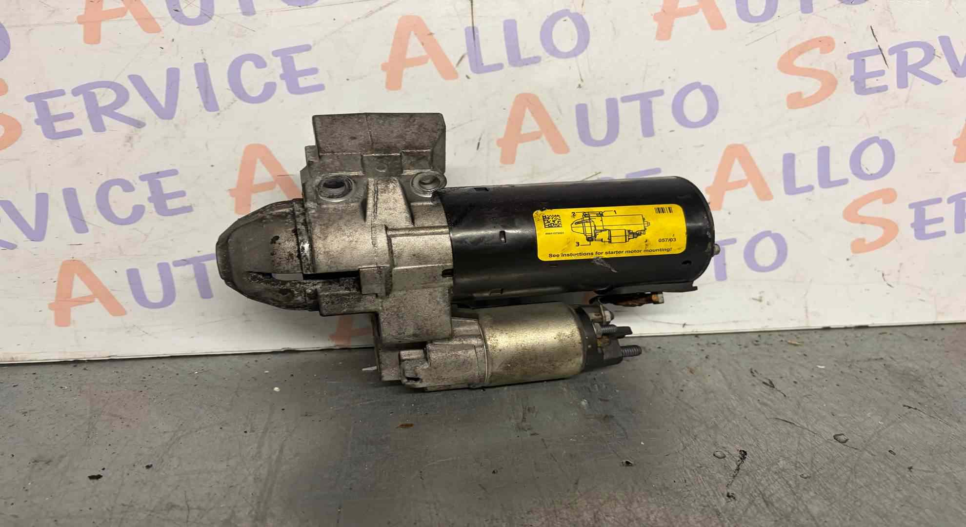 Demarreur 
BMW Serie-1 F20
PHASE 1 
ANNEE 23/04/2012

