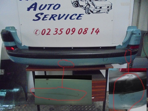 Pare Choc Ar 
CITROEN C8
An 06.2002 - 07.2006

Légères rayures, une petite déformation

Frais de Port sur devis