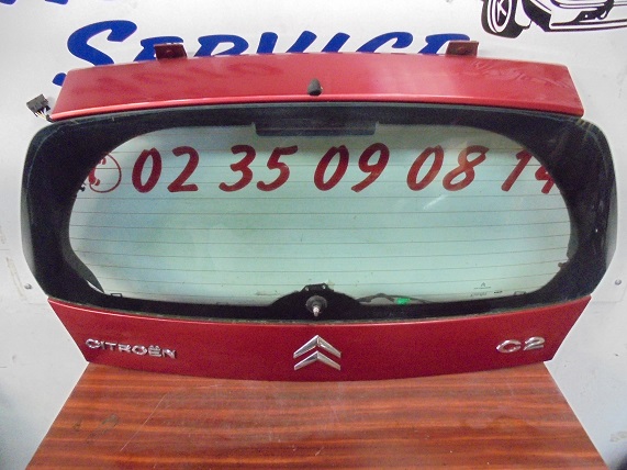 Hayon supérieur
CITROEN C2
An 09.2003 - 10.2008

Sans système essuie glace
Frais de Port sur devis