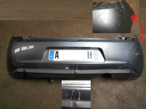 Pare Choc Ar 
CITROEN C3 
An 2009 - 2012

Rayures Ã  droite, une marque au bas centre

Frais de Port sur devis