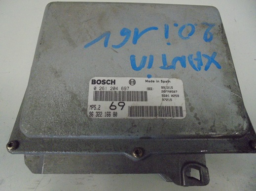 Calculateur 
CITROEN Xantia 2.0 16V
PEUGEOT 406 2.0 16V
An 2000

Bosch 0261 204 697
96 322 166 80
