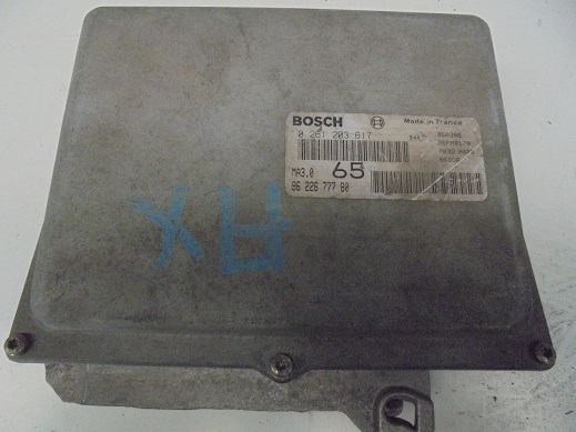 Calculateur 
CITROEN AX 1.0
PEUGEOT 106 1.0

Bosch 0261 203 617
96 226 777 80 