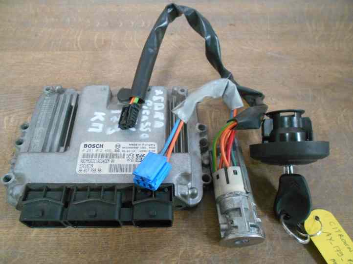 Kit de demarrage 
CITROEN Xsara Picasso 1.6 HDI 16V 110 CV FAP
An 02.2004 - 12.2010

Neiman avec clé + Bouchon de réservoir

Calculateur Bosch 
0281 012 466 / 9661773880 

BSI Siemens E02-00
9657999780 