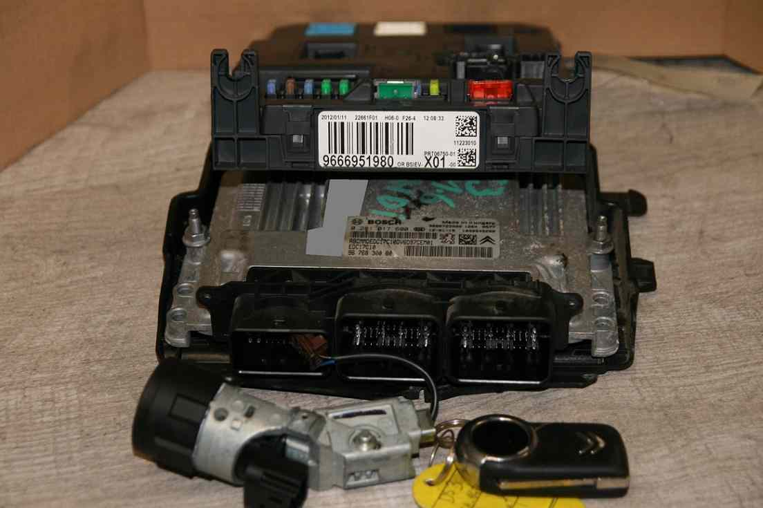 Kit de demarrage CITROEN DS3 1 (A55) ph1 1.6hdi 90ch
01.2012

Clé + neiman

Calculateur Bosch 0281017600 / 9676830080
BSI 9666951980 X01 