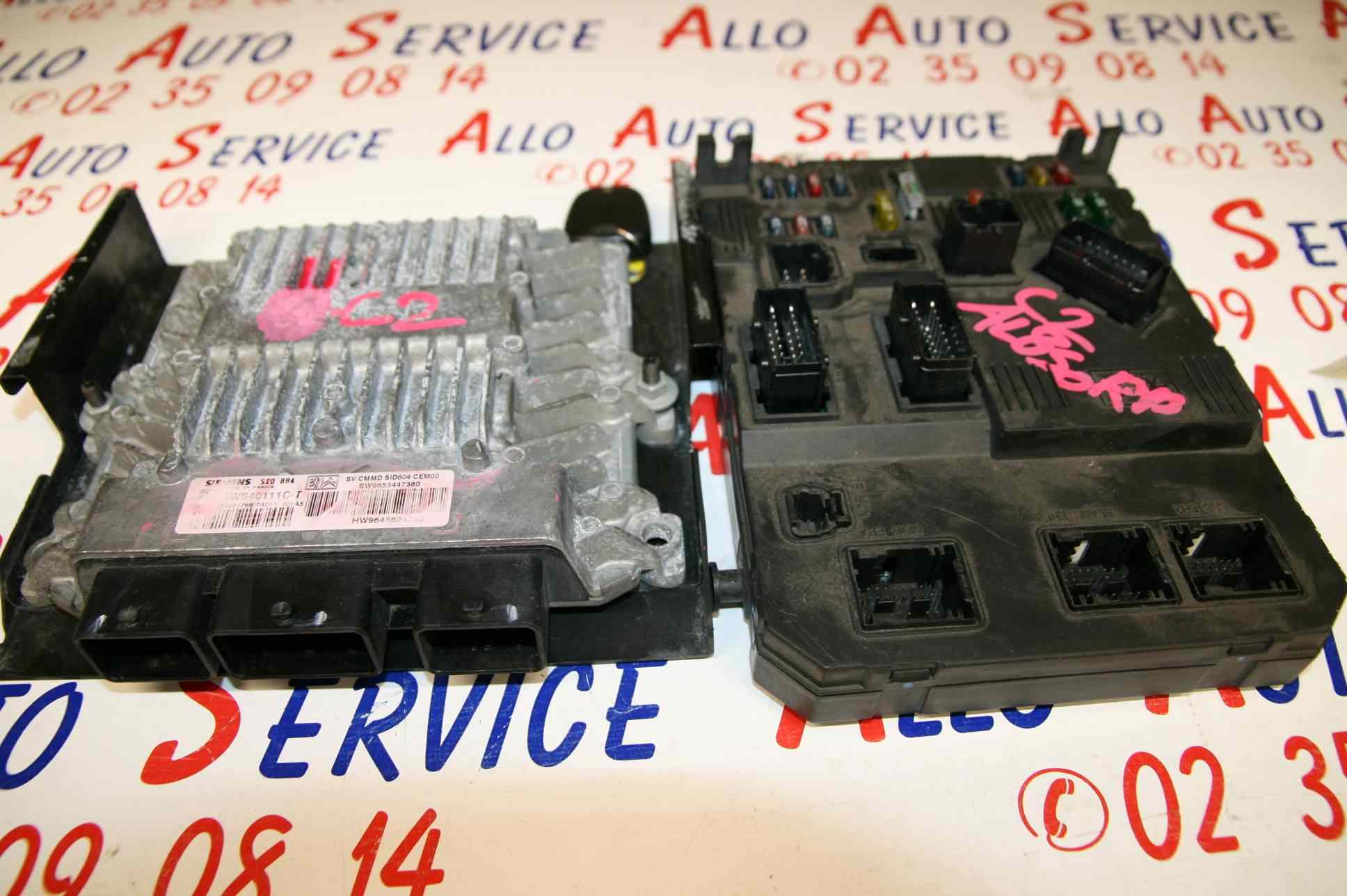 Kit de demarrage 
CITROEN C2 phase 1, 1.4 HDI, 8V turbo, 70cv

BSI : 96 524 743 80
Calculateur : 5ws40111CT

