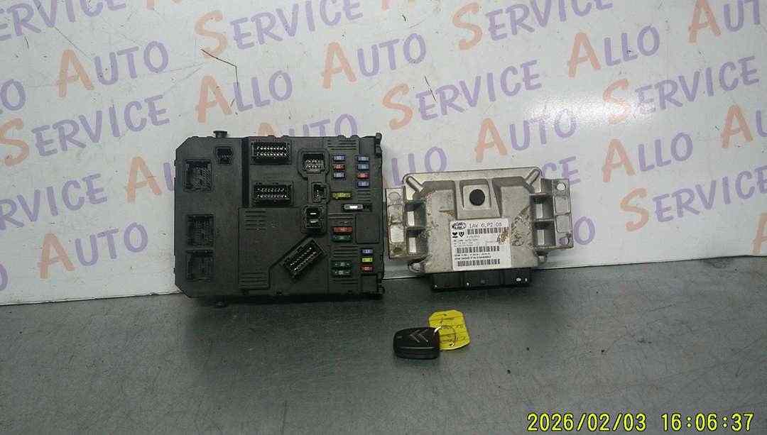 Kit de demarrage 
CITROEN C3 1 PHASE 1 1.4i -16V
ANNEE 2005
contenant
boitier de cle 
boitier siemens bsi S118085300
calculateur masgnet IAW 6LP2.06
SW 9657429480

