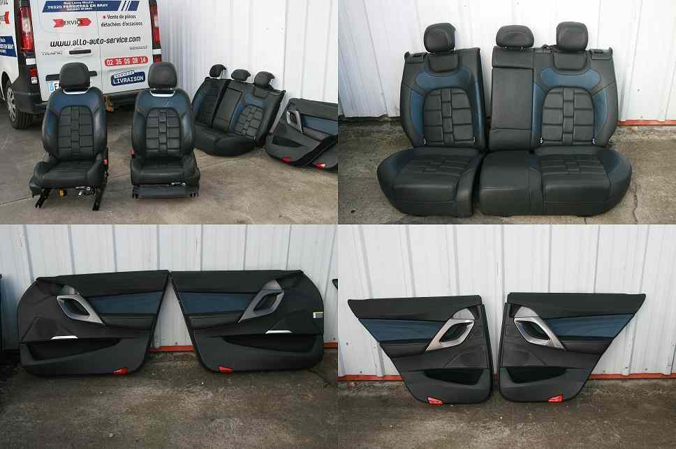 Intérieur Citroën DS5

Comprenant :

2 sièges avant cuir
Banquette arrière cuir
Panneaux de porte avant/arrière
Plage arrière
