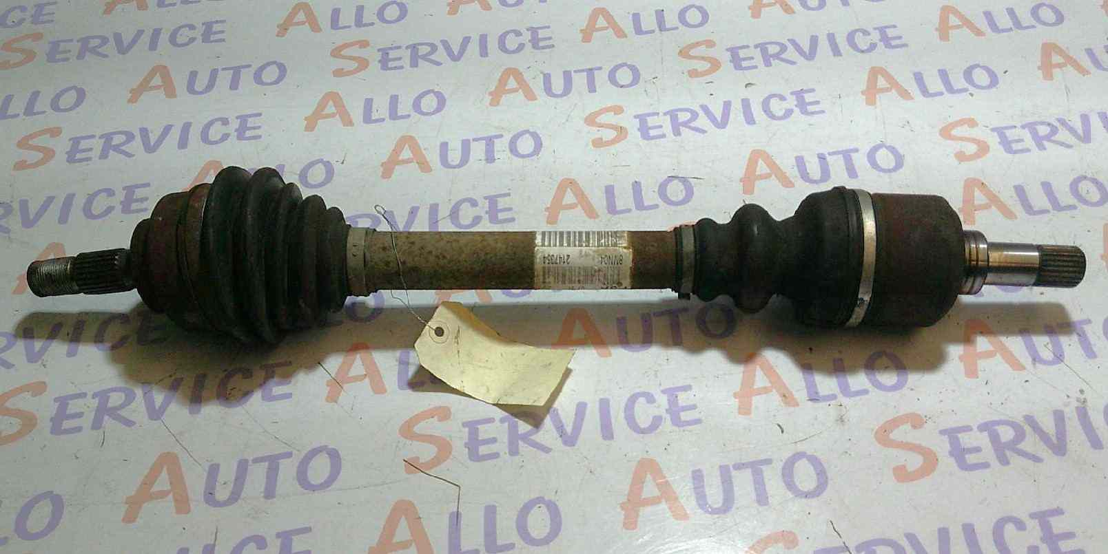 Cardan Gauche CITROEN C4 1 PHASE 1 
ANNEE 25/10/2005
