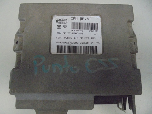 Calculateur 
FIAT Punto 75 ELX 1.2 
An 11.1993 - 10.1999 

Magneti Marelli 
IAW 8F.5T 

