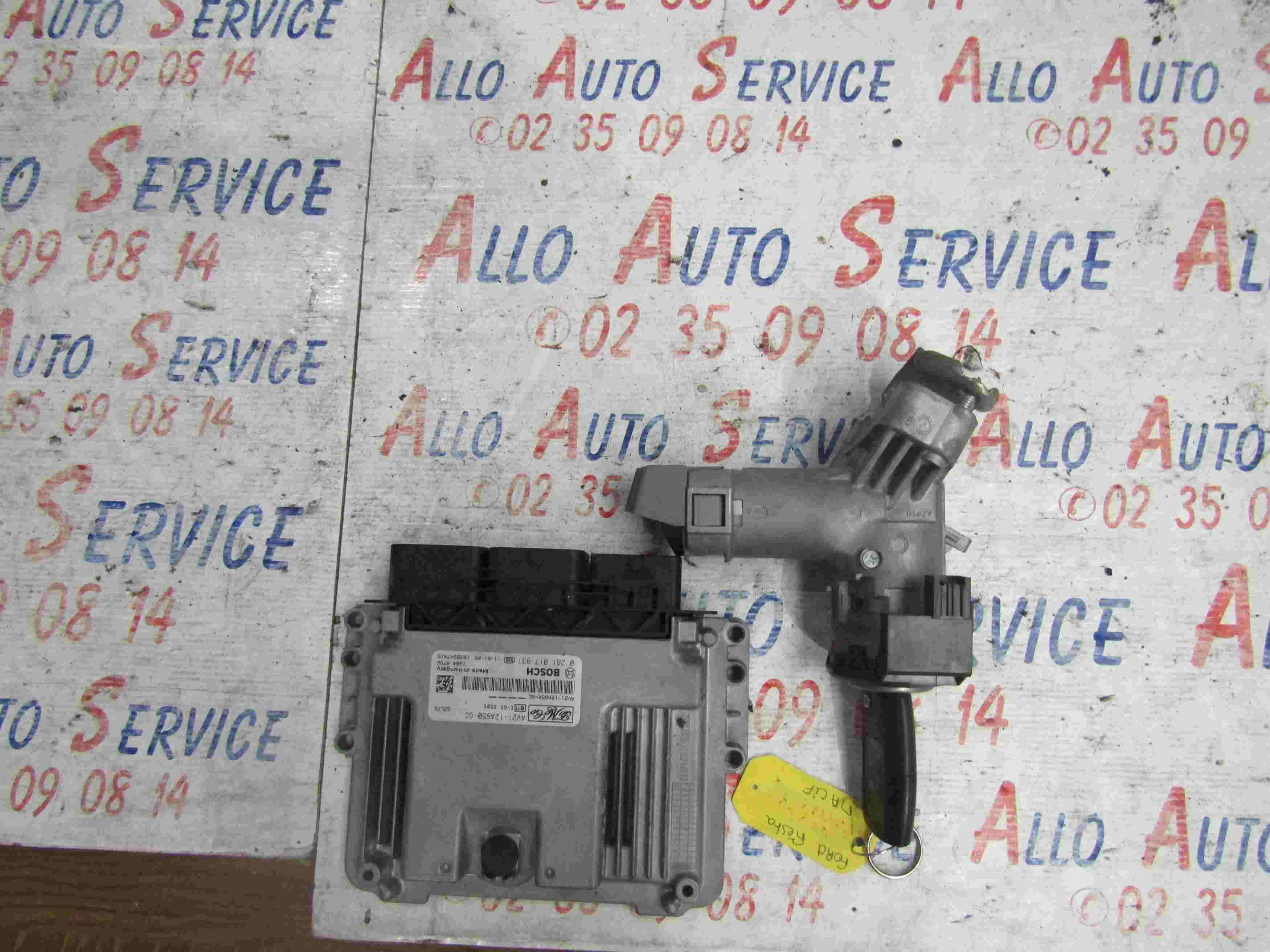 Kit de demarrage 
FORD Fiesta 6 Phase 1 1.4 TDCI 70CV

Calculateur : Bosch AV21-12A650-GC
Neiman : K7400 SL-46
+Clé
+Compteur visteon
