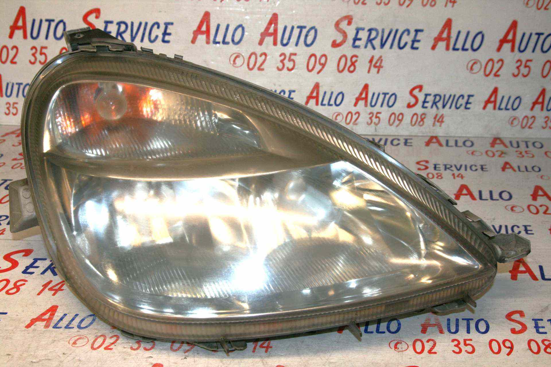 Optique Droit
MERCEDES Classe A 168 Phase 1 160, 1.6i-8V, 100cv

08/2002
