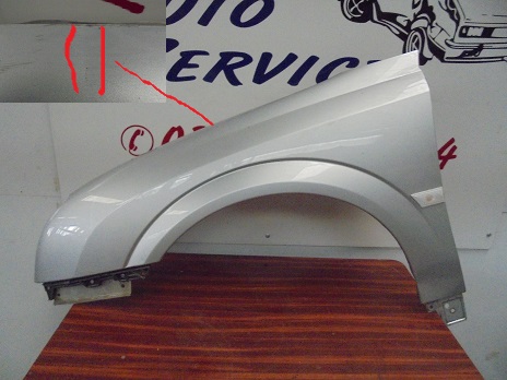Aile AV Gauche
OPEL Vectra C 
An 2002 - 2006

Enfoncement sur le haut
