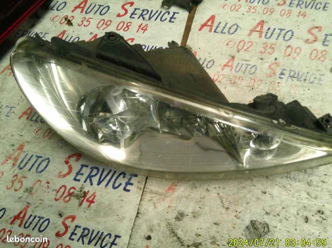 optique Avant DROIT 
PEUGEOT 206 phase 2

