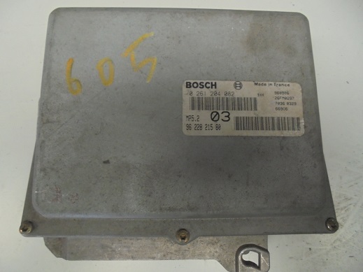 Calculateur 
PEUGEOT 605 2.0
CITROEN XM 2.0 

Bosch 0261 204 082
96 228 215 80

