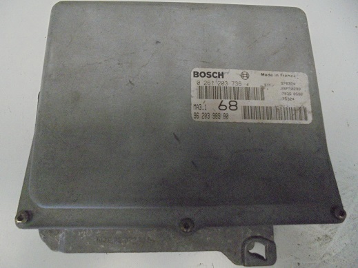 Calculateur 
PEUGEOT 106 1.1
CITROEN Saxo 1.1
An 1996 - 2003 

Bosch 0261 203 736 
96 203 989 80 


