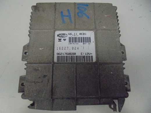 Calculateur
PEUGOT 106 1.1
CITROEN AX 1.1

Magneti Marelli
G6.11 0C01
9621760680 
