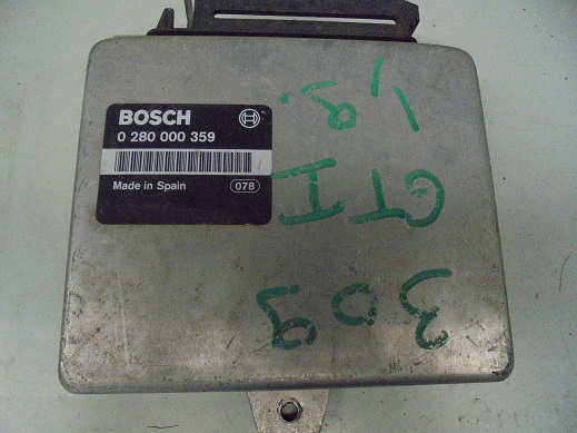 Calculateur 
PEUGEOT 309 1.9 GTI 
An 1987 - 1993 

Bosch 0280 000 359 

