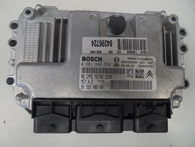 Calculateur 
PEUGEOT 307 1.6i 110CV 16V
An 06.2005 - 11.2007

Bosch 
0261 208 558 
96 593 065 80