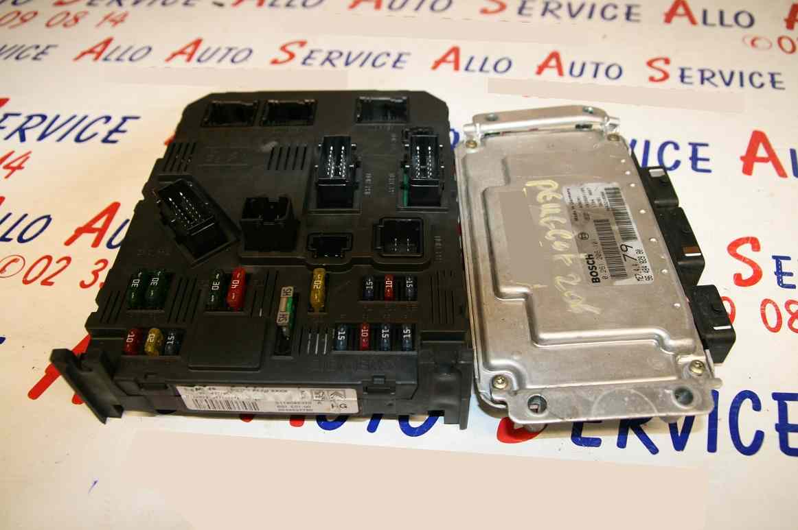 Kit de demarrage PEUGEOT 206 Phase 1 Break 1.6e 110CV
03.2003

Inclus : BSI, BSM, Calculateur, Neiman + Clé

Référence BSI :
S118085320
BSI E01-00
9649627780

Référence BSM B3 :
9643498880

Référence Calculateur :
0261208101
9648482980
9643218980