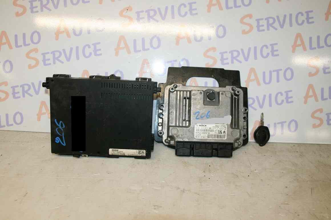 Kit de demarrage PEUGEOT 206 phase 1 1.9D 70CV
07/2000

comprenant

1 clef

calculateur BOSCH
0281013872
9653958980

BSI T1 B2 SIEMENS
962646088003
S105672300G

