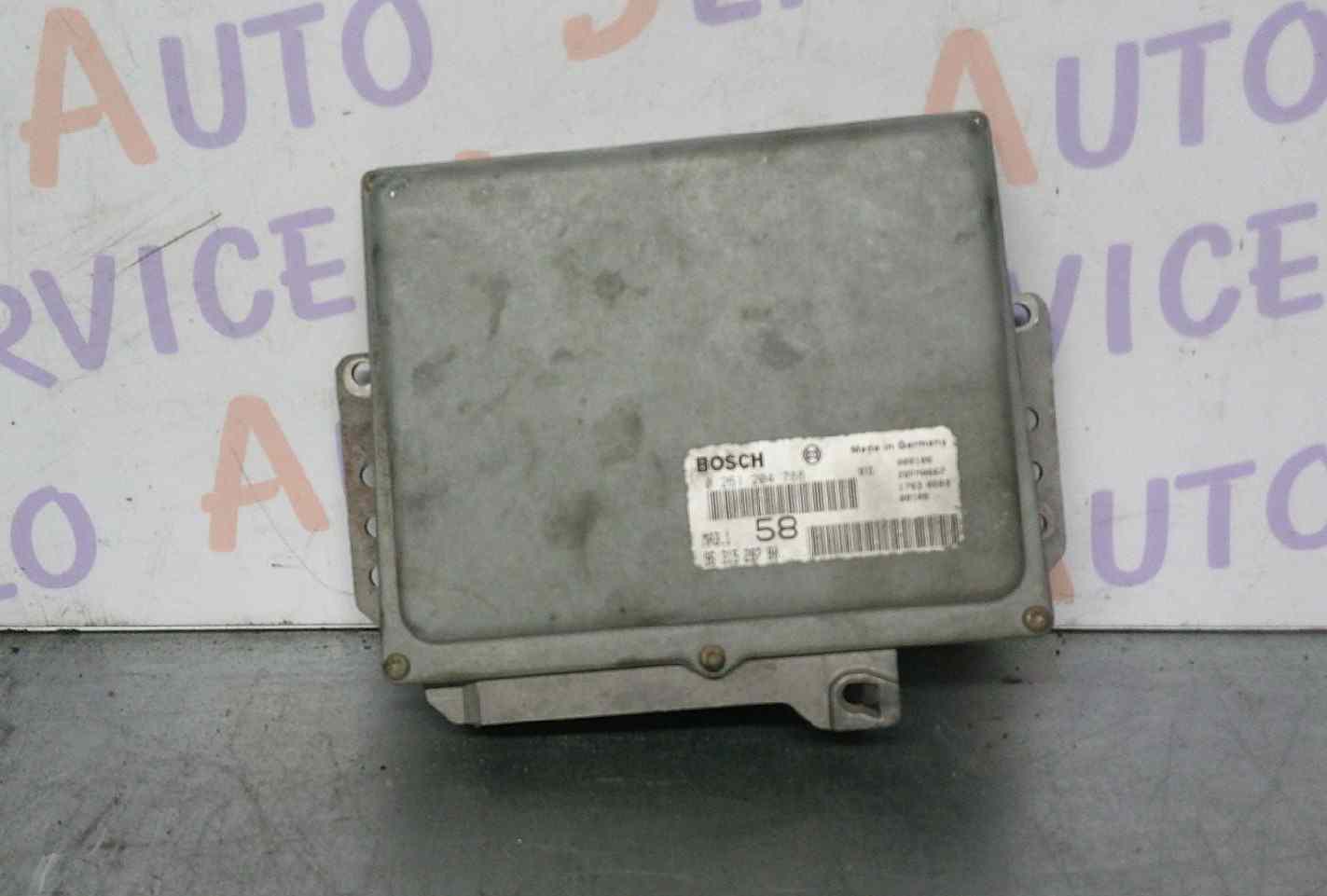 Calculateur  PEUGEOT 106 PHASE 2 1.1i - 8V

MILLESIME 06/1996

