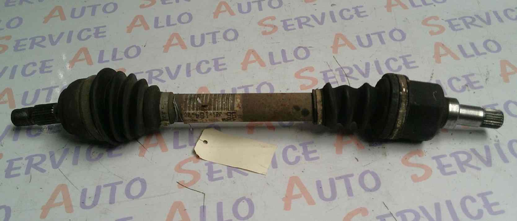 Cardan Gauche PEUGEOT Partner 1 PHASE 1
ANNEE 09/07/2001
