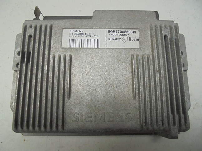 Calculateur 
RENAULT Megane 1.6 

Siemens S1053300103 B
Hom 7700860319 
7700102267

