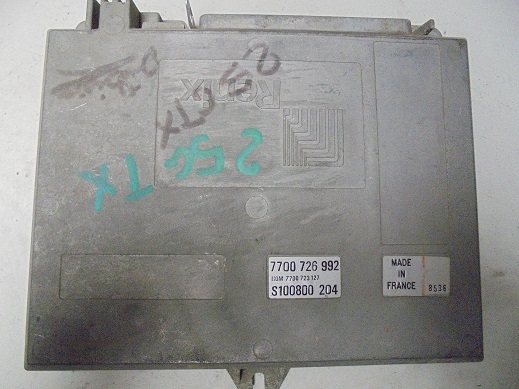 Calculateur 
RENAULT R25 GTS

RENIX S100800204
Hom 7700723127
7700726992