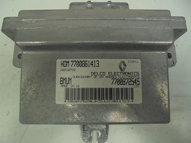 Calculateur 
RENAULT R19 1.4 ENERGY

DELCO ELECTRONICS 
7700872545 
Hom 7700861413  