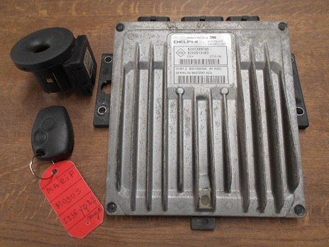 Kit de demarrage 
RENAULT Modus 1.5 DCI 70CV
An 09.2004 - 12.02007

Comprenant 

Tête de clé + transpondeur

Calculateur Delphi 
8200399038 / 8200513163 / R0410B034A

BCM L2CR Johnson Controls
8200528486