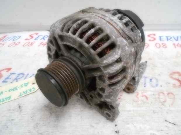 Alternateur 
SEAT Altea 1.9 TDI 105CV
An 04.2004 - 05.2009 

Poulie débrayable, 140 ampères
