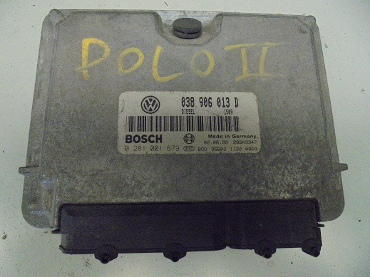 Calculateur 
VOLKSWAGEN Polo 1.9 SDI 
An 1997 - 1999 

Bosch 0281 001 679 
038 906 013 D

